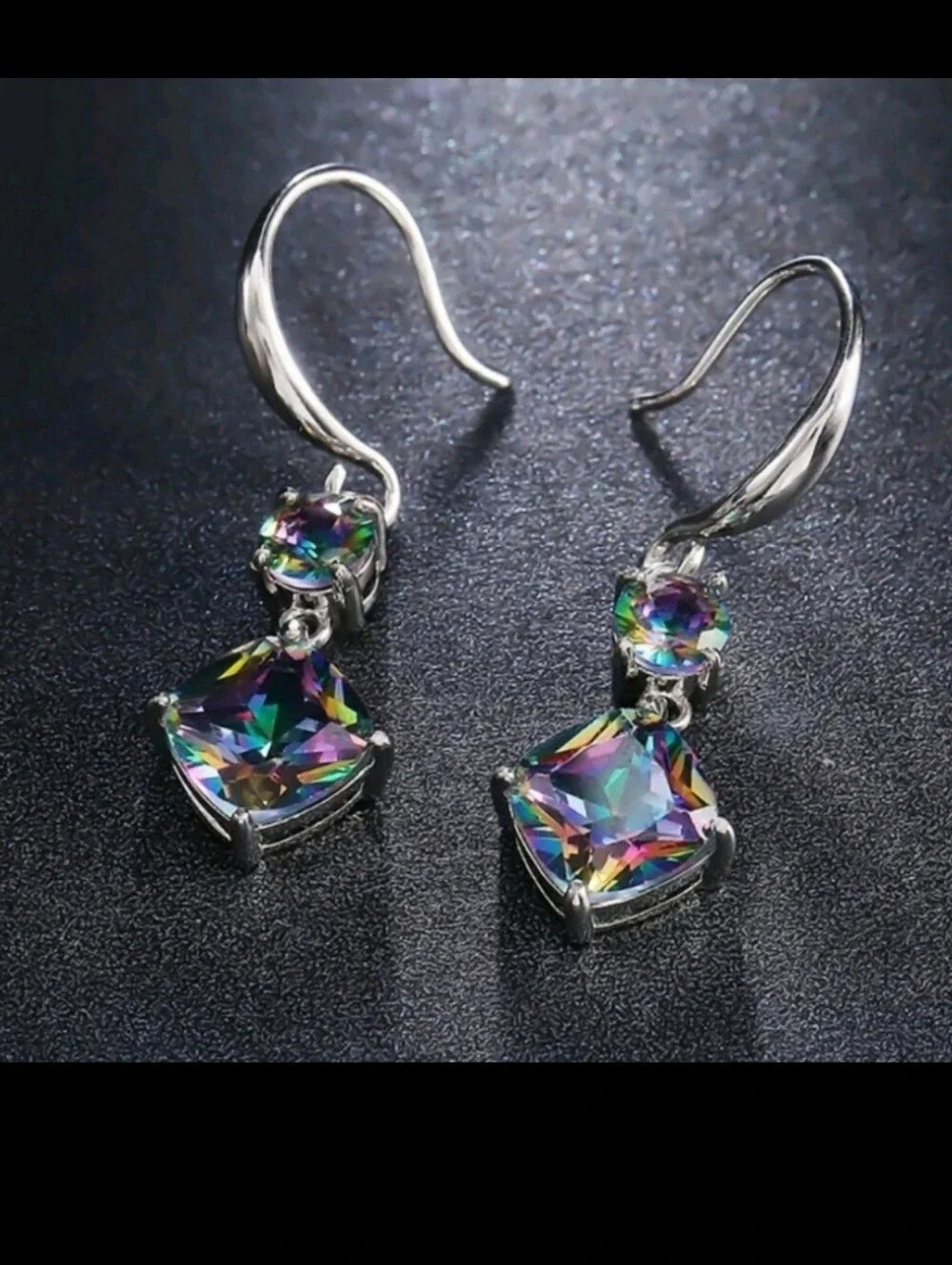 Mysyic Topaz Dangling Earrings